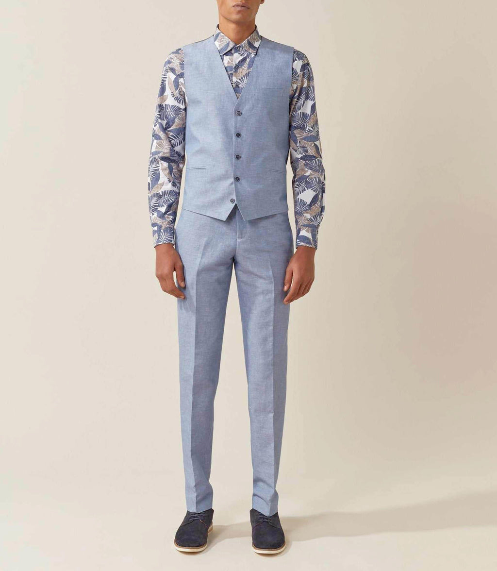 Gilet ville bleu - clair "Lazurro" - IZAC