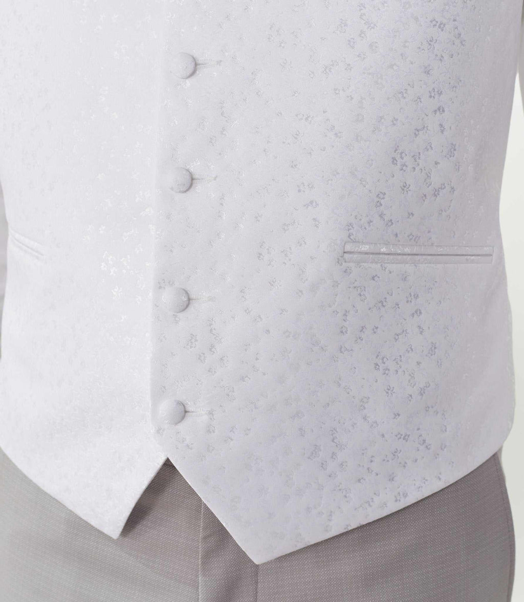 Gilet cérémonie blanc "Loic" - IZAC