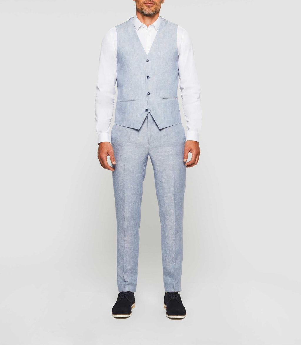 Gilet de cérémonie bleu ciel "Jcieloc" - IZAC