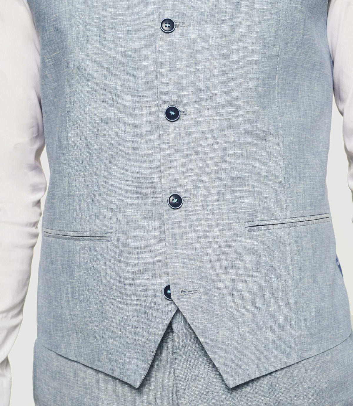 Gilet de cérémonie bleu ciel "Jcieloc" - IZAC