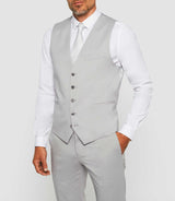 Gilet de costume gris "Jfaki" - IZAC