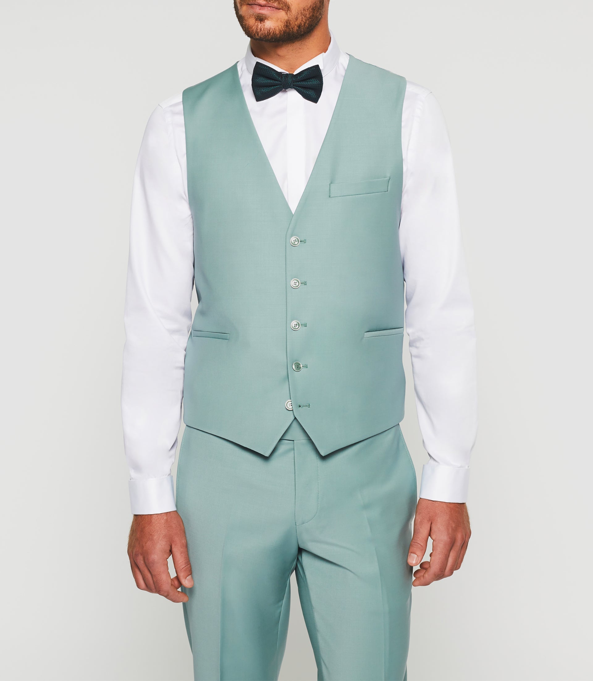 Gilet de costume vert nil "Jfavori" - IZAC