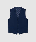 Gilet de costume tissu technique bleu "Jionac" - IZAC