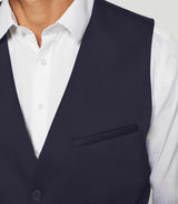 Gilet de costume tissu technique bleu marine "Jionac" - IZAC