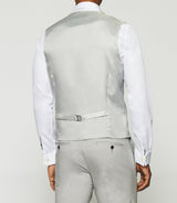 Gilet de costume en laine gris clair JFAKI - IZAC