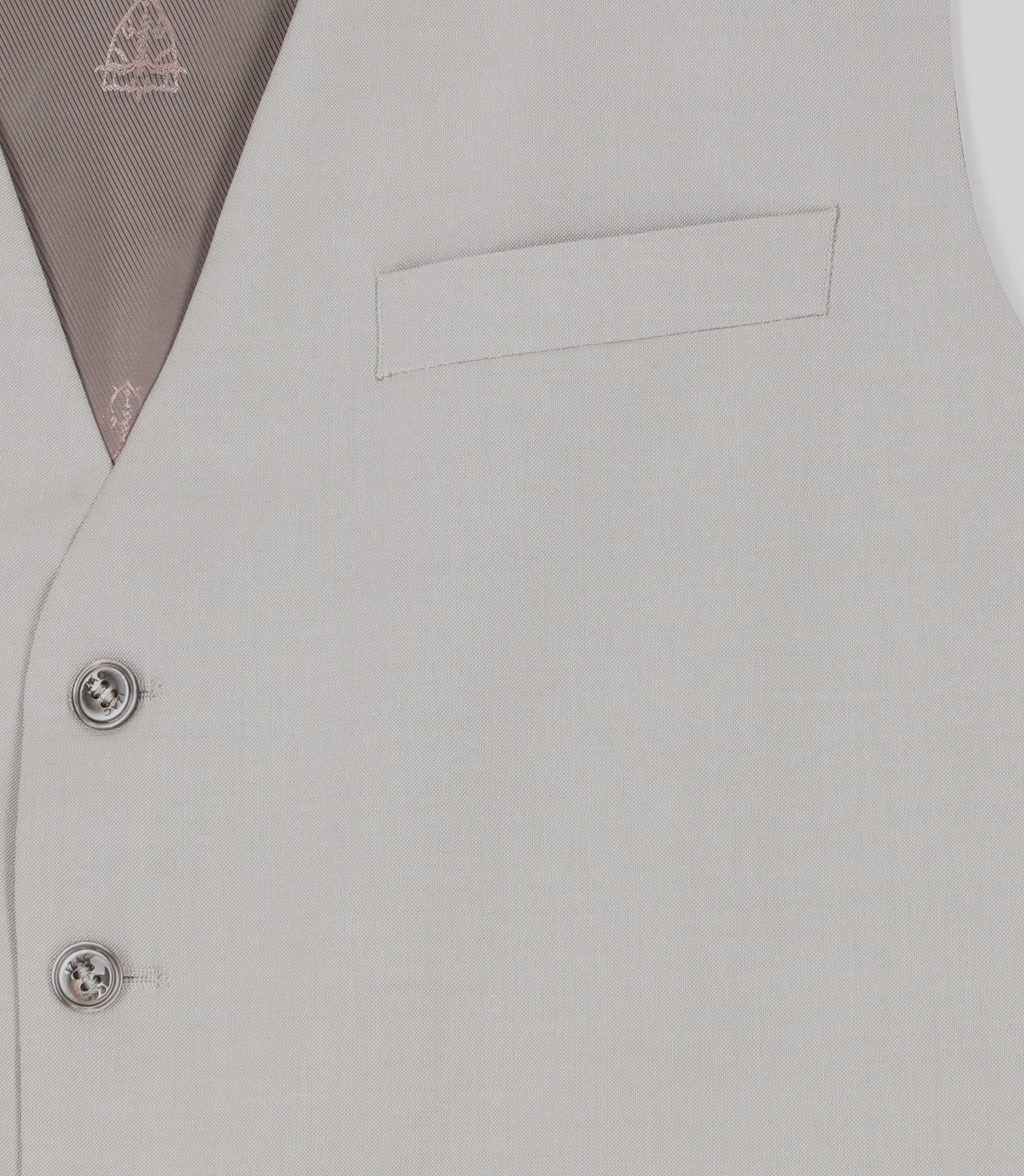 Gilet de costume beige mastic JFAKI - IZAC