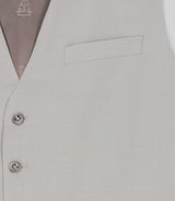 Gilet de costume beige mastic JFAKI - IZAC