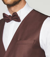 Gilet de costume framboise JFAVORI - IZAC