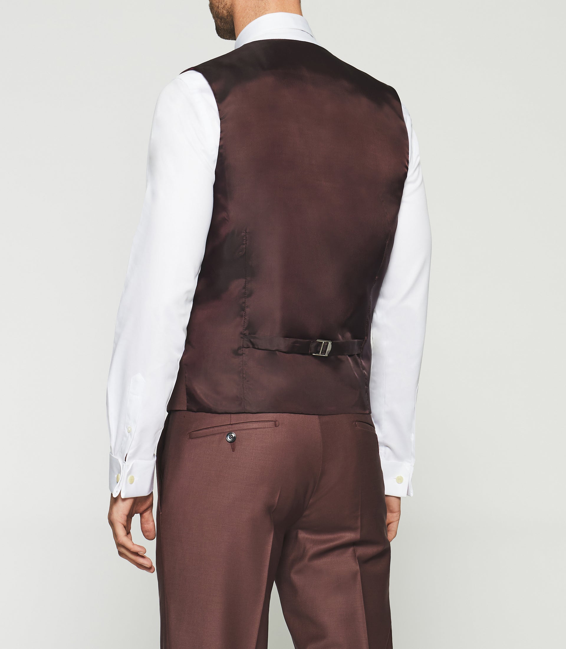 Gilet de costume framboise JFAVORI - IZAC