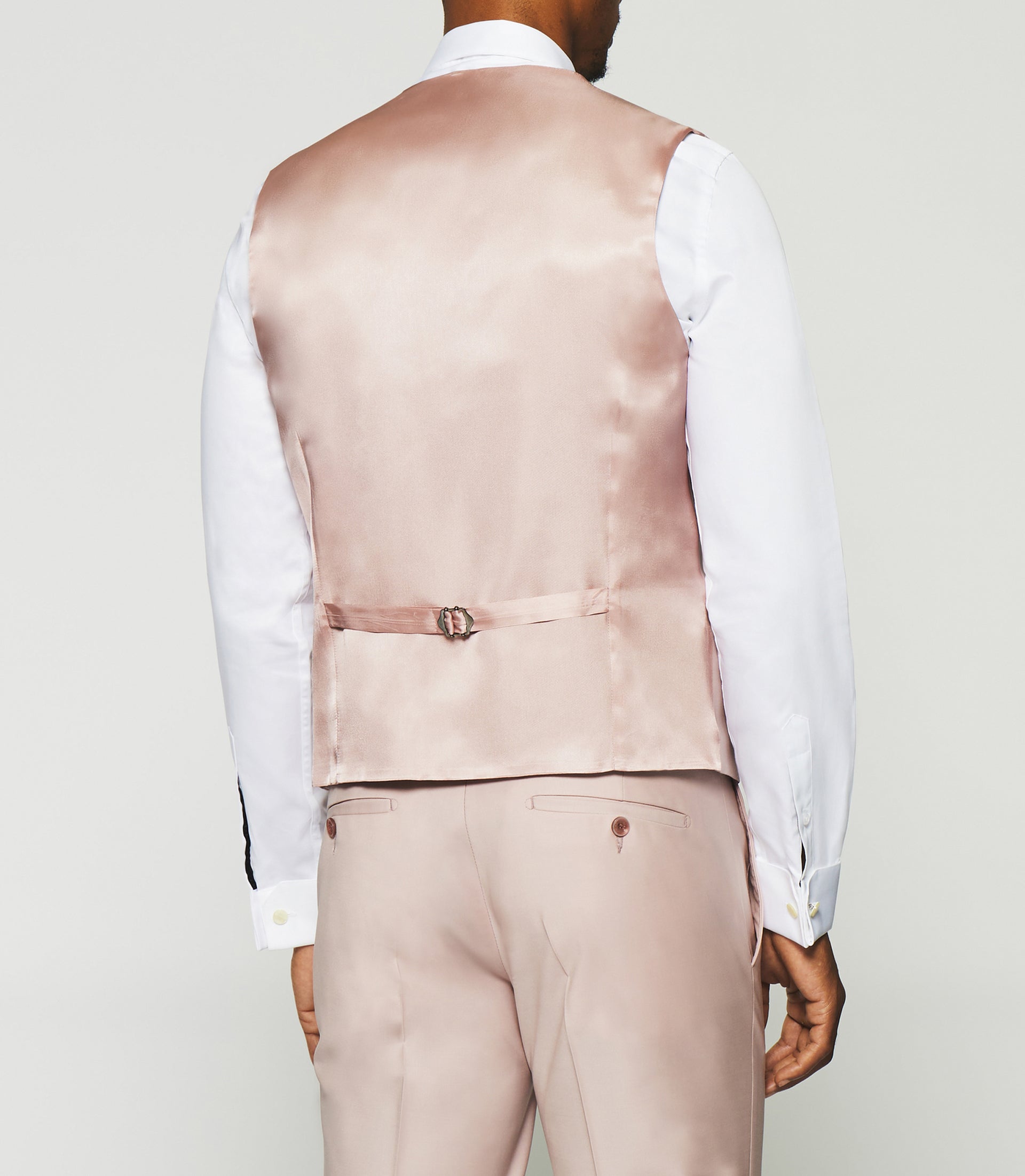 Gilet de costume en laine rose JFAVORI - IZAC