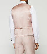 Gilet de costume en laine rose JFAVORI - IZAC