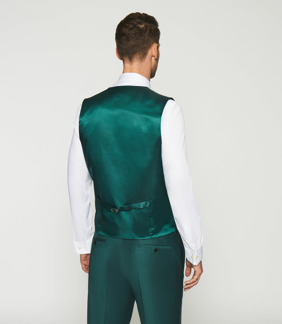 Gilet de costume vert JFAVORI - IZAC