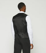 Gilet de costume tissu technique noir JIONAC