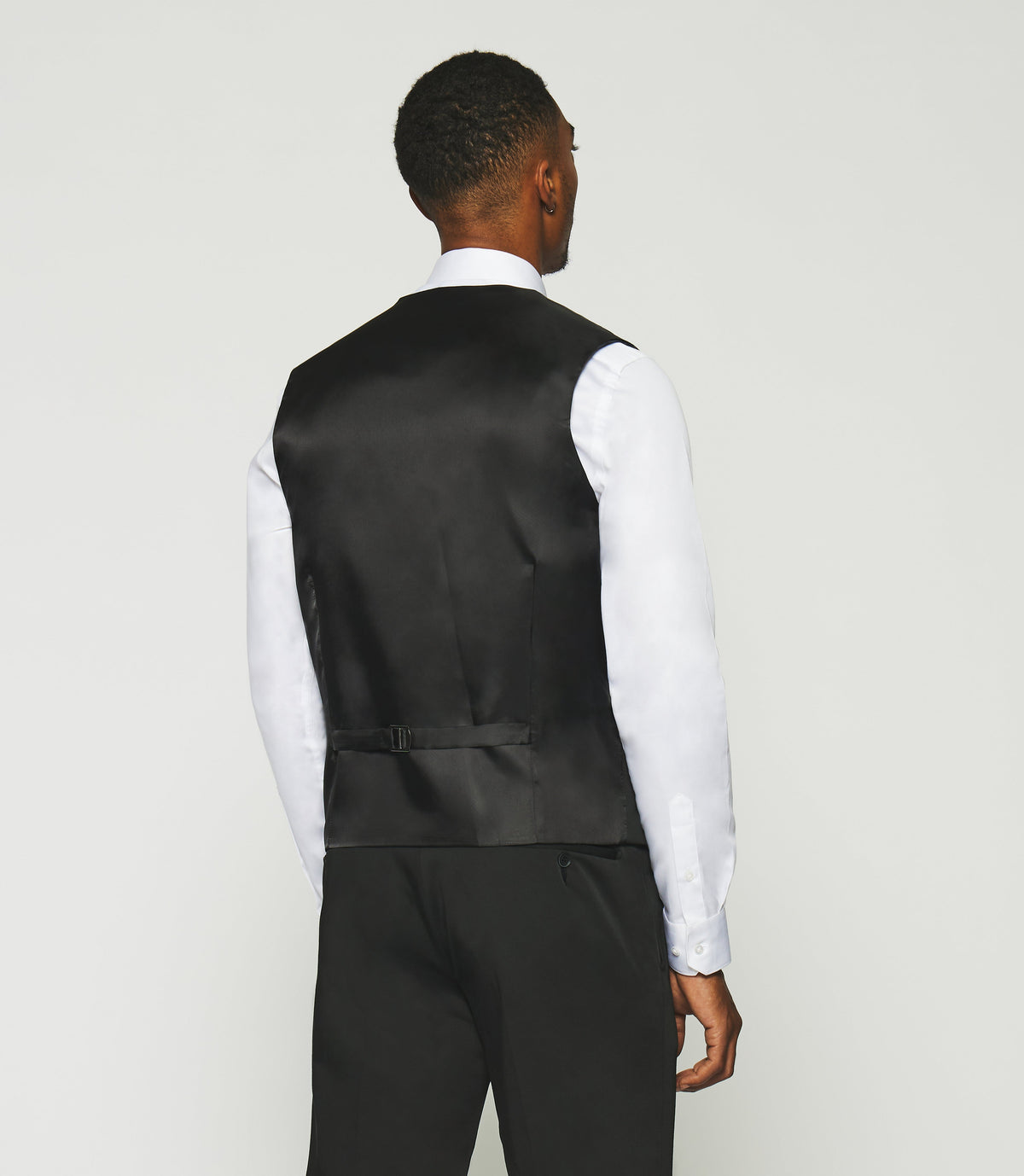 Gilet de costume tissu technique noir JIONAC