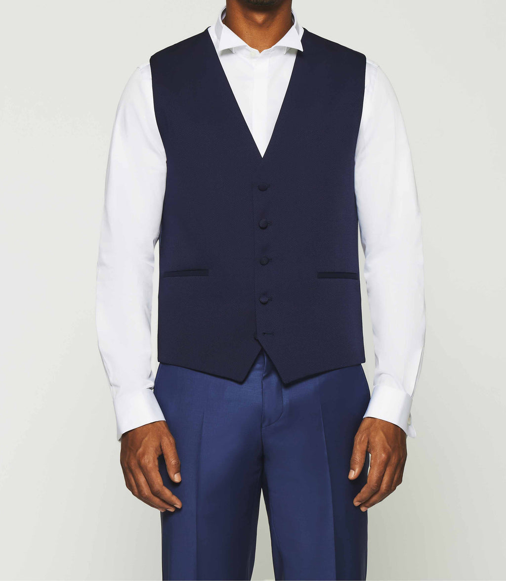Gilet de costume bleu JOLIE - IZAC
