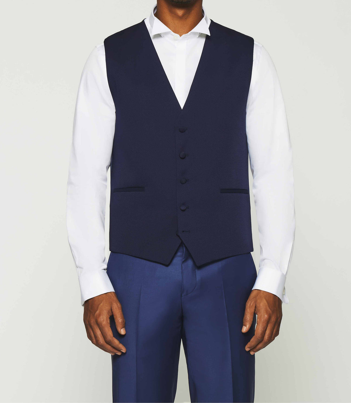 Gilet de costume bleu JOLIE - IZAC