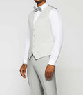 Gilet de costume gris clair JOLIE - IZAC
