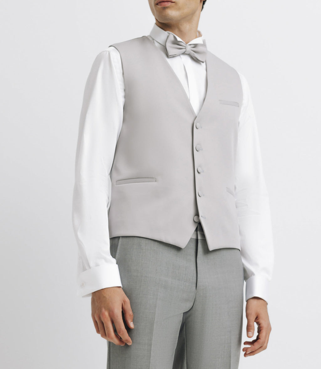 Gilet de costume gris clair - IZAC