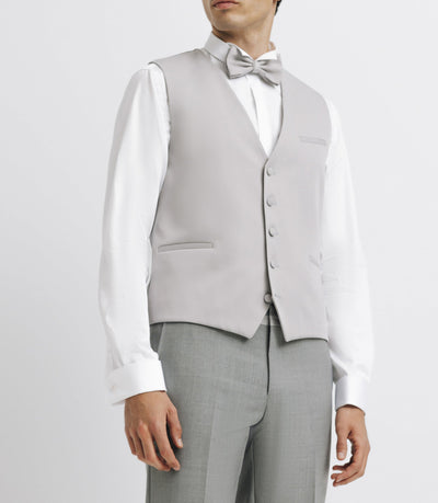 Gilet de costume gris clair - IZAC