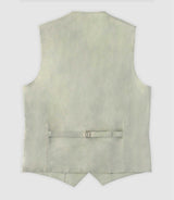 Gilet ville 100% lin vert eau - IZAC