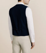 Gilet nid d'abeille marine - IZAC