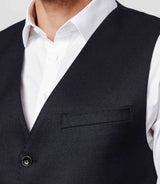 Gilet navy esprit flanelle bleu - IZAC