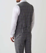 Gilet ville Prince de Galles gris "Ovintage" - IZAC