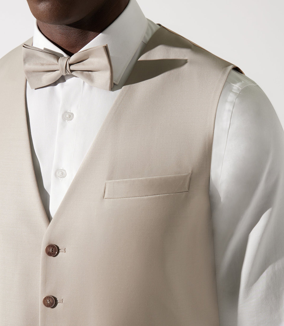 Gilet de costume beige - IZAC
