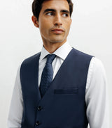 Gilet ville aspect brillant bleu - IZAC