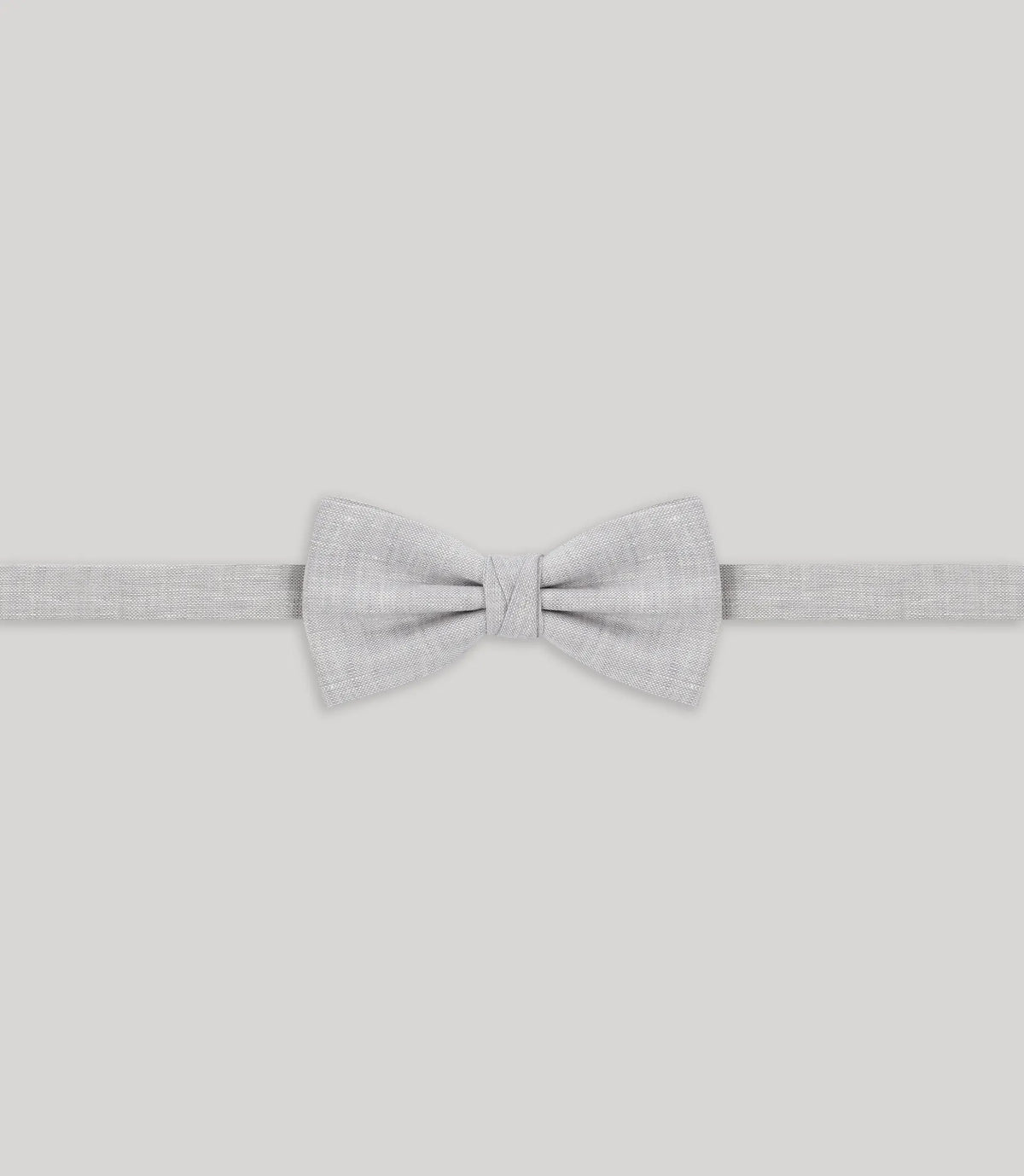 Nœud papillon uni gris - IZAC