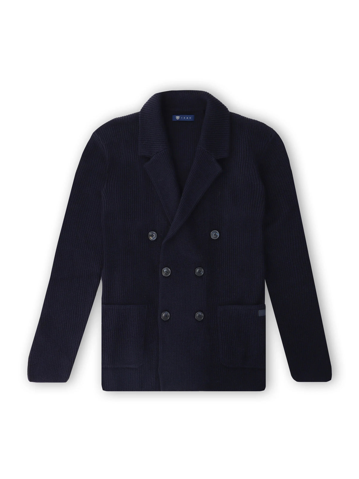 Gilet maille marine - IZAC