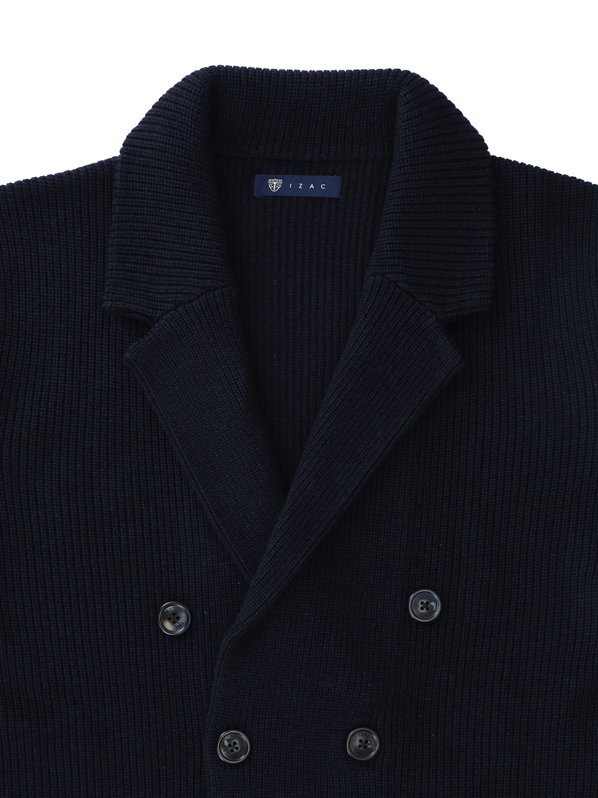 Gilet maille marine - IZAC