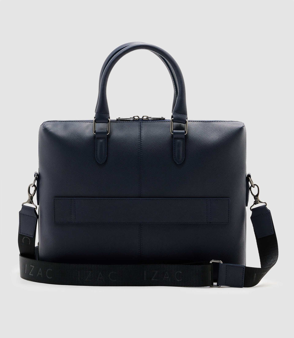 Sac en cuir marine - IZAC