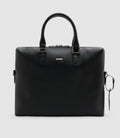 Sac en cuir noir - IZAC