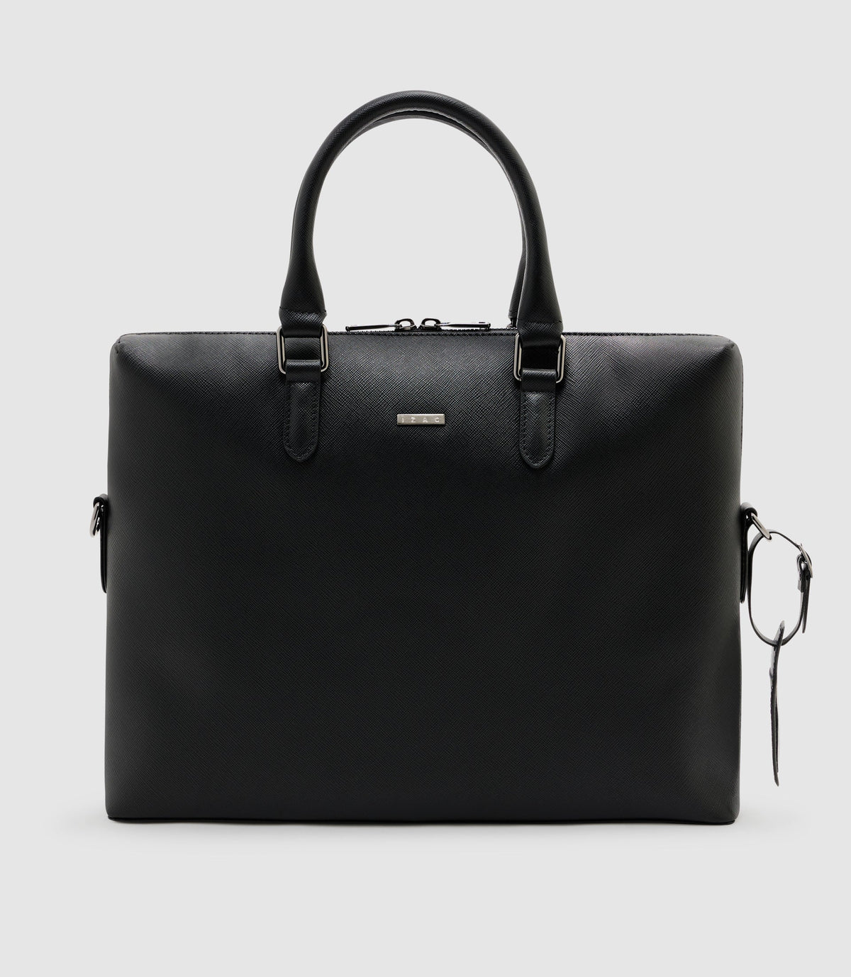 Sac en cuir noir - IZAC
