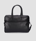 Sac business en cuir noir WALLAS - IZAC