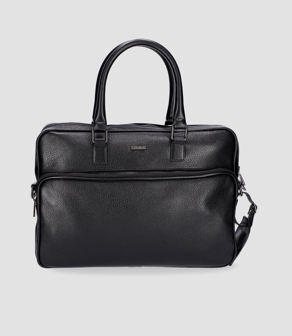 Sac business en cuir noir WALLAS - IZAC