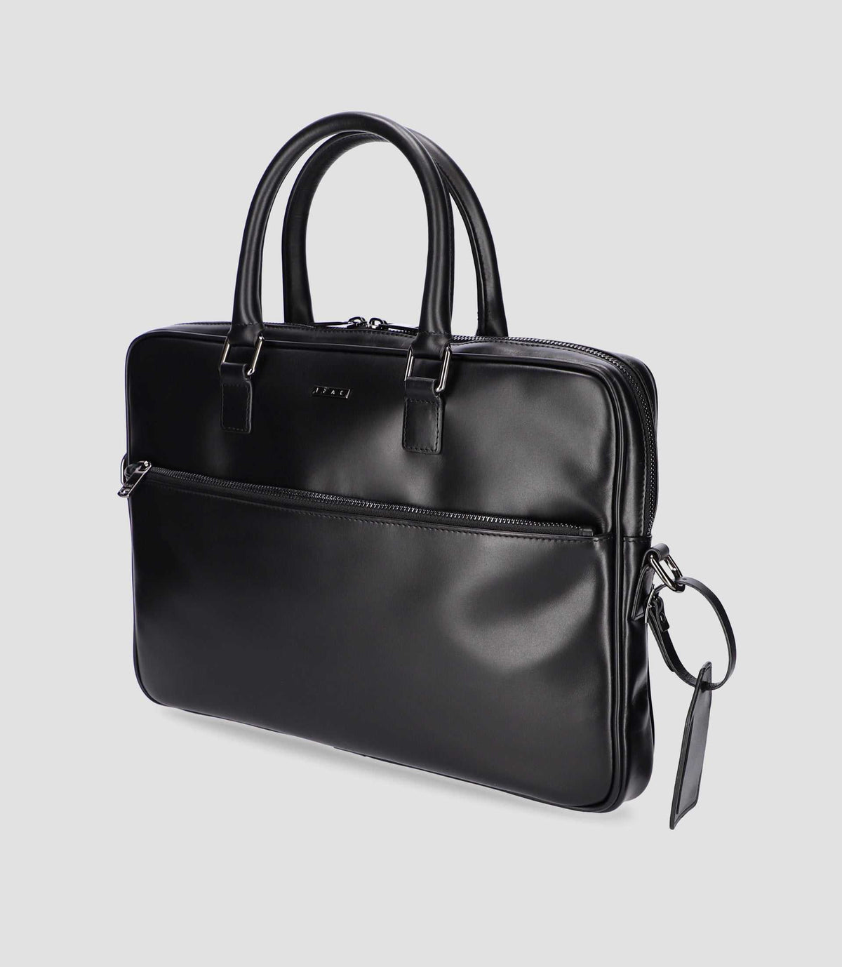 Sac business en cuir noir WENA - IZAC