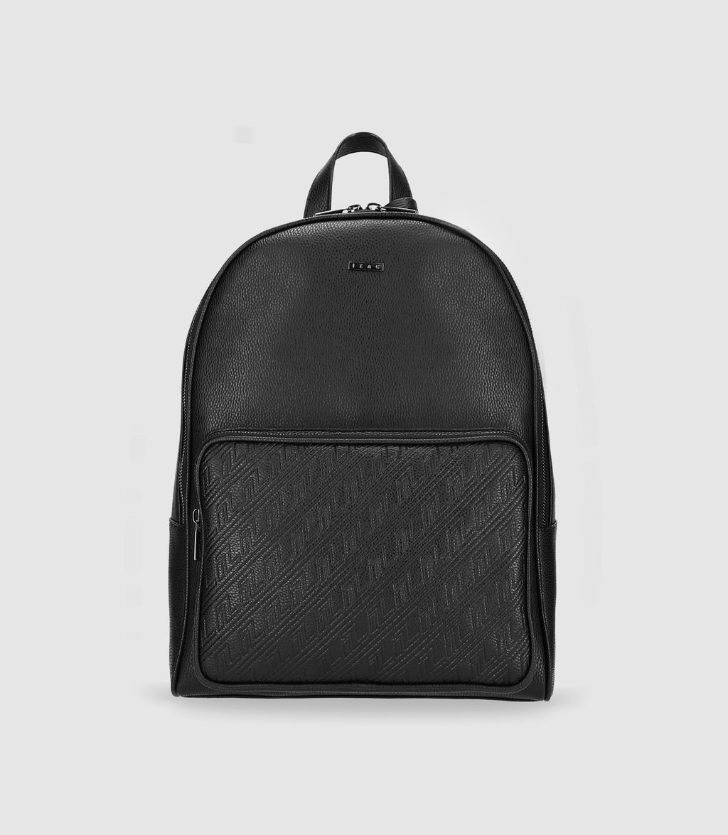 Sac à dos avec logo personnalisé noir WOVE - IZAC