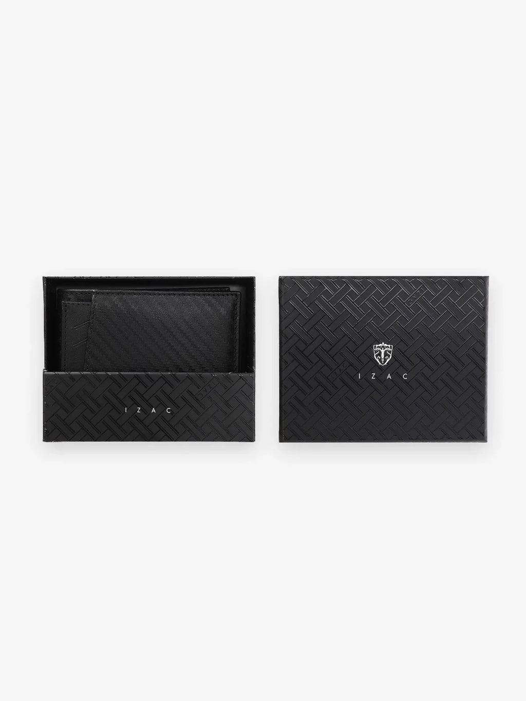 Portefeuille avec porte cartes noir - IZAC