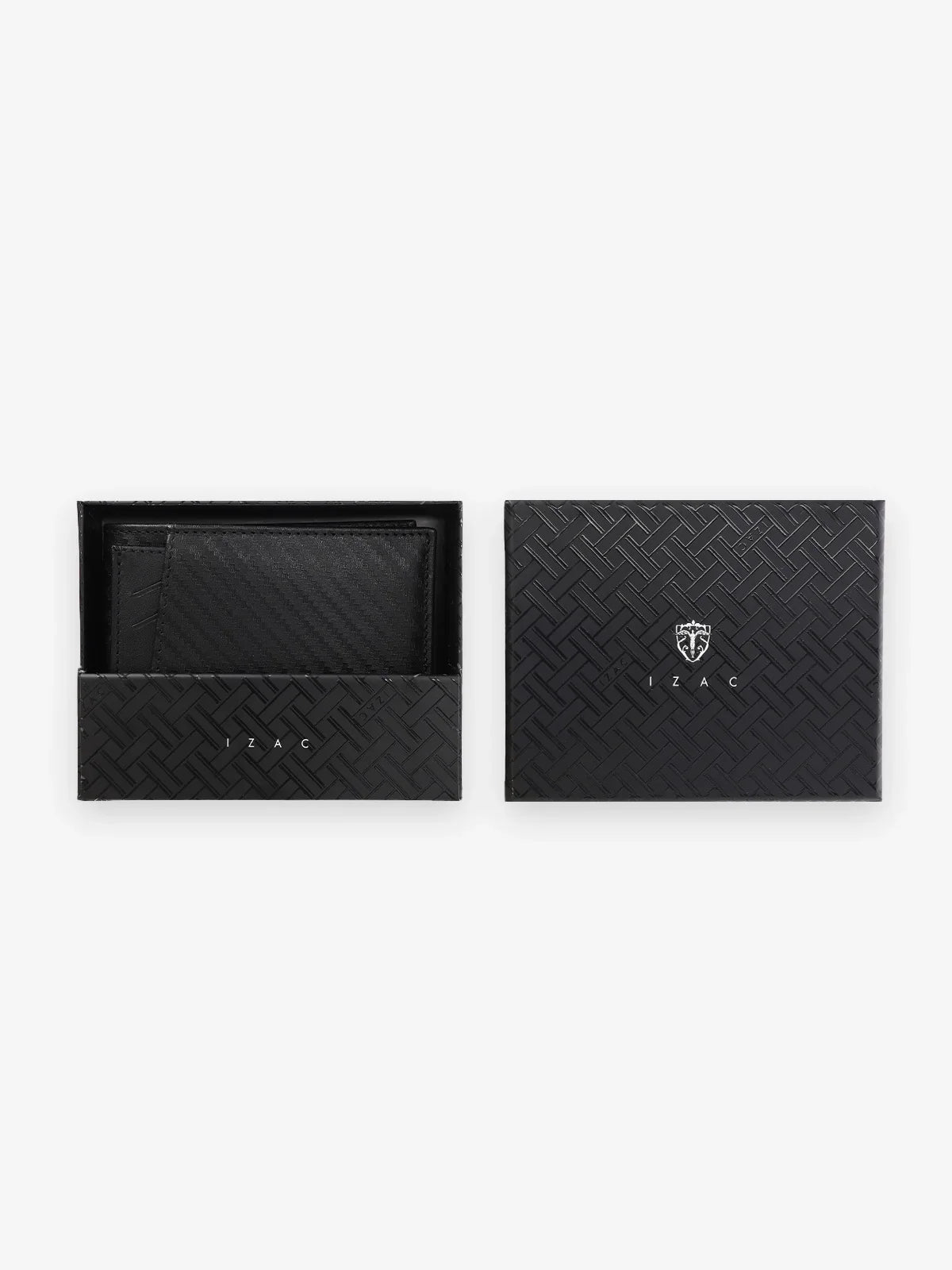 Portefeuille avec porte cartes noir - IZAC