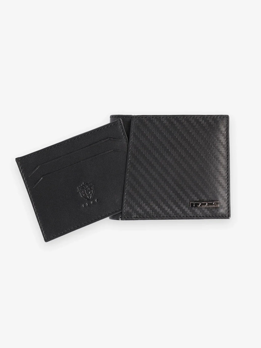 Portefeuille avec porte cartes noir - IZAC