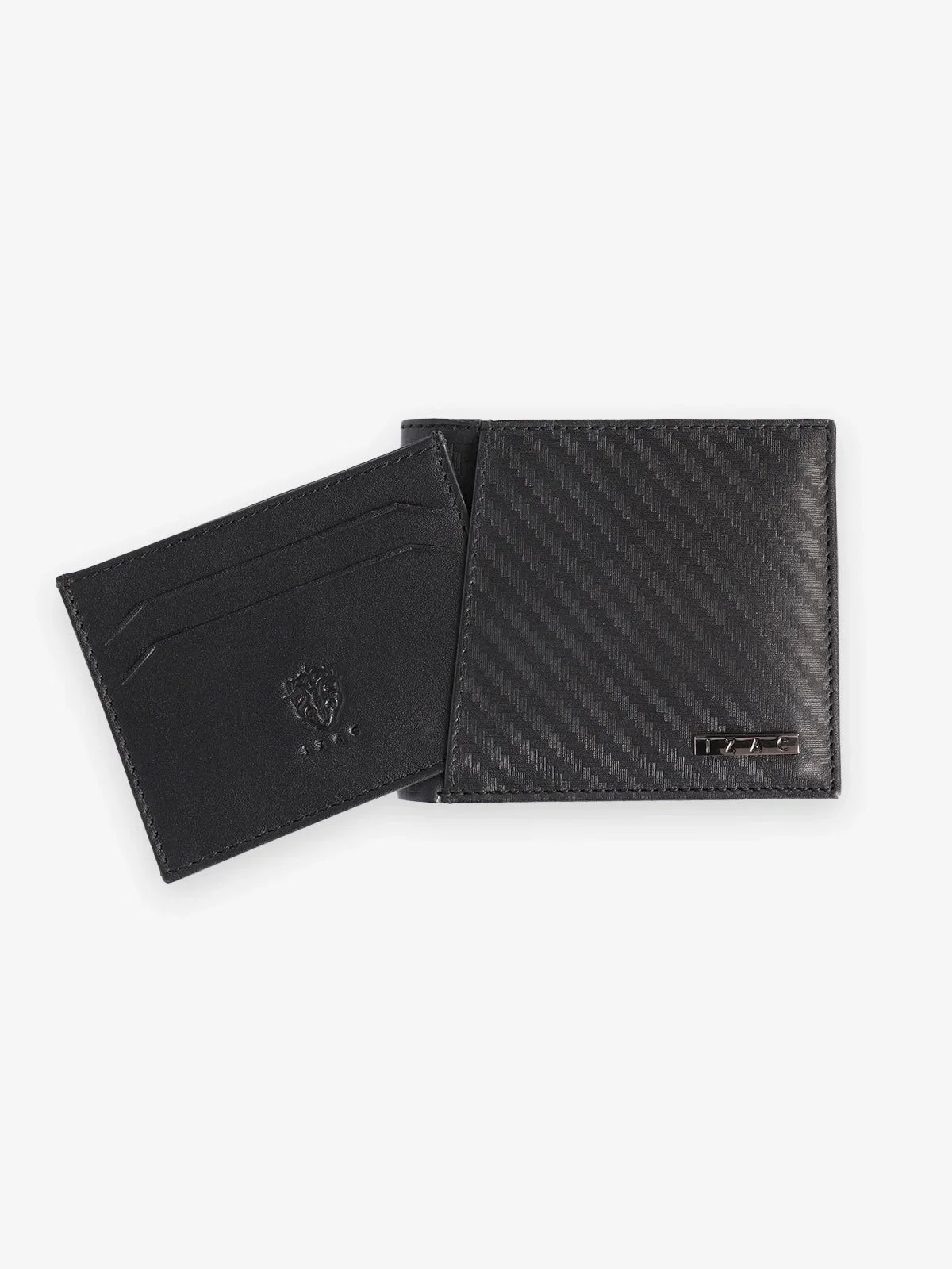 Portefeuille avec porte cartes noir - IZAC