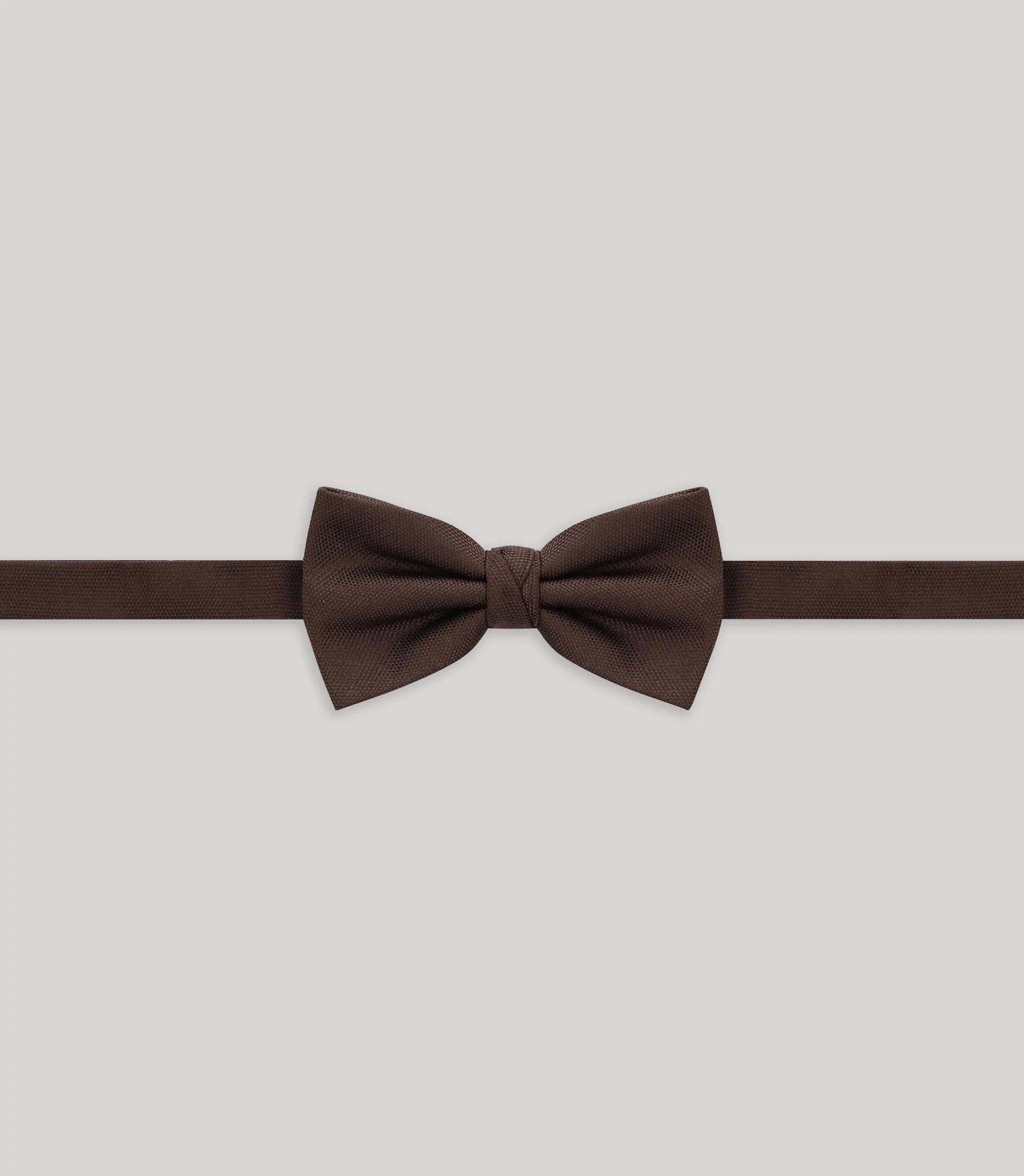 Noeud papillon uni marron - IZAC