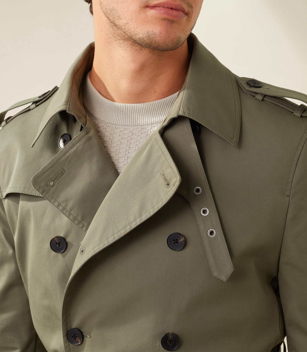 Trench croise kaki "Jake" - IZAC