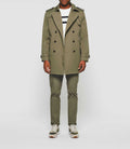 Trench croisé kaki "Hamilton" - IZAC