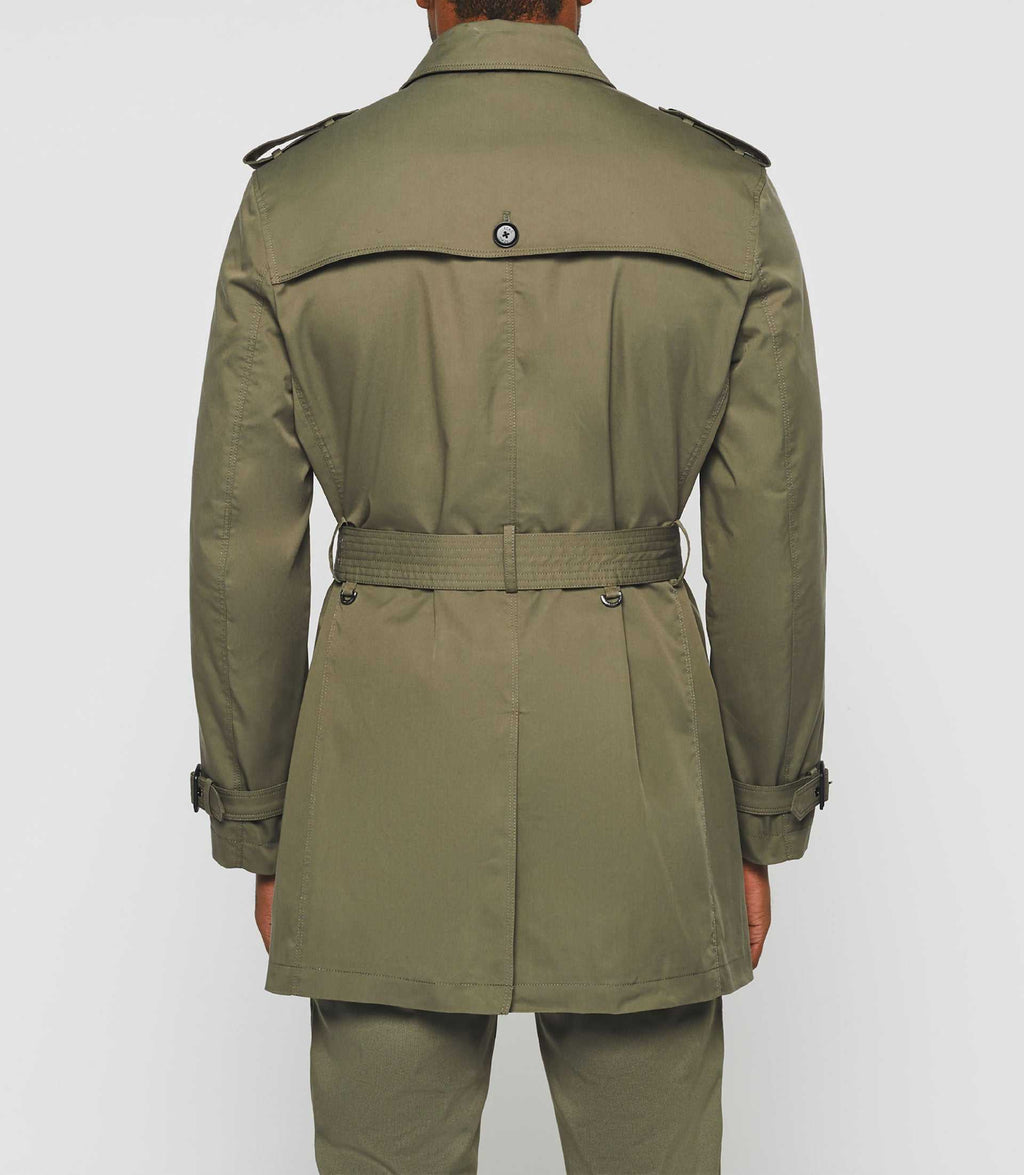 Trench croisé kaki "Hamilton" - IZAC