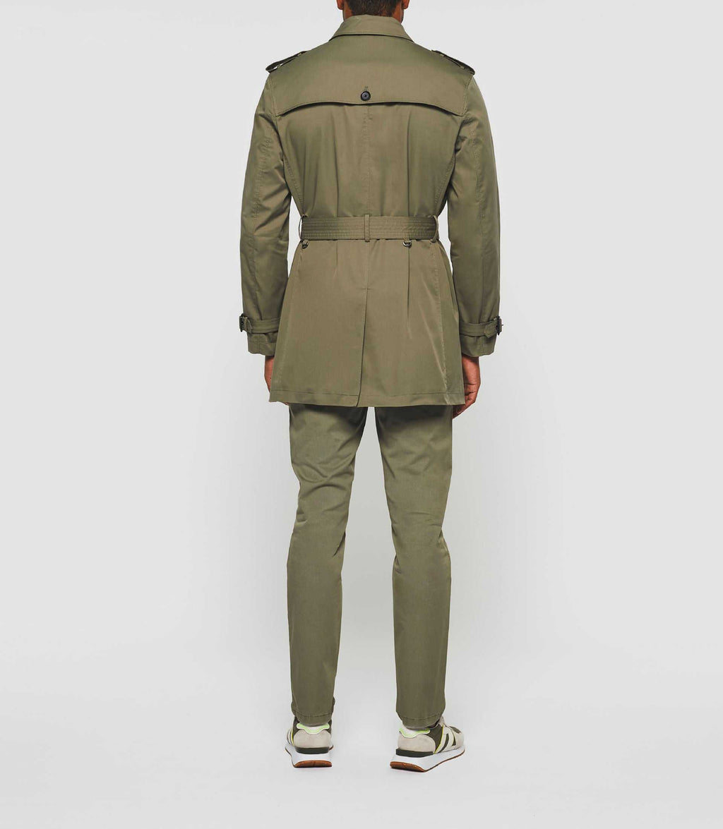 Trench croisé kaki "Hamilton" - IZAC