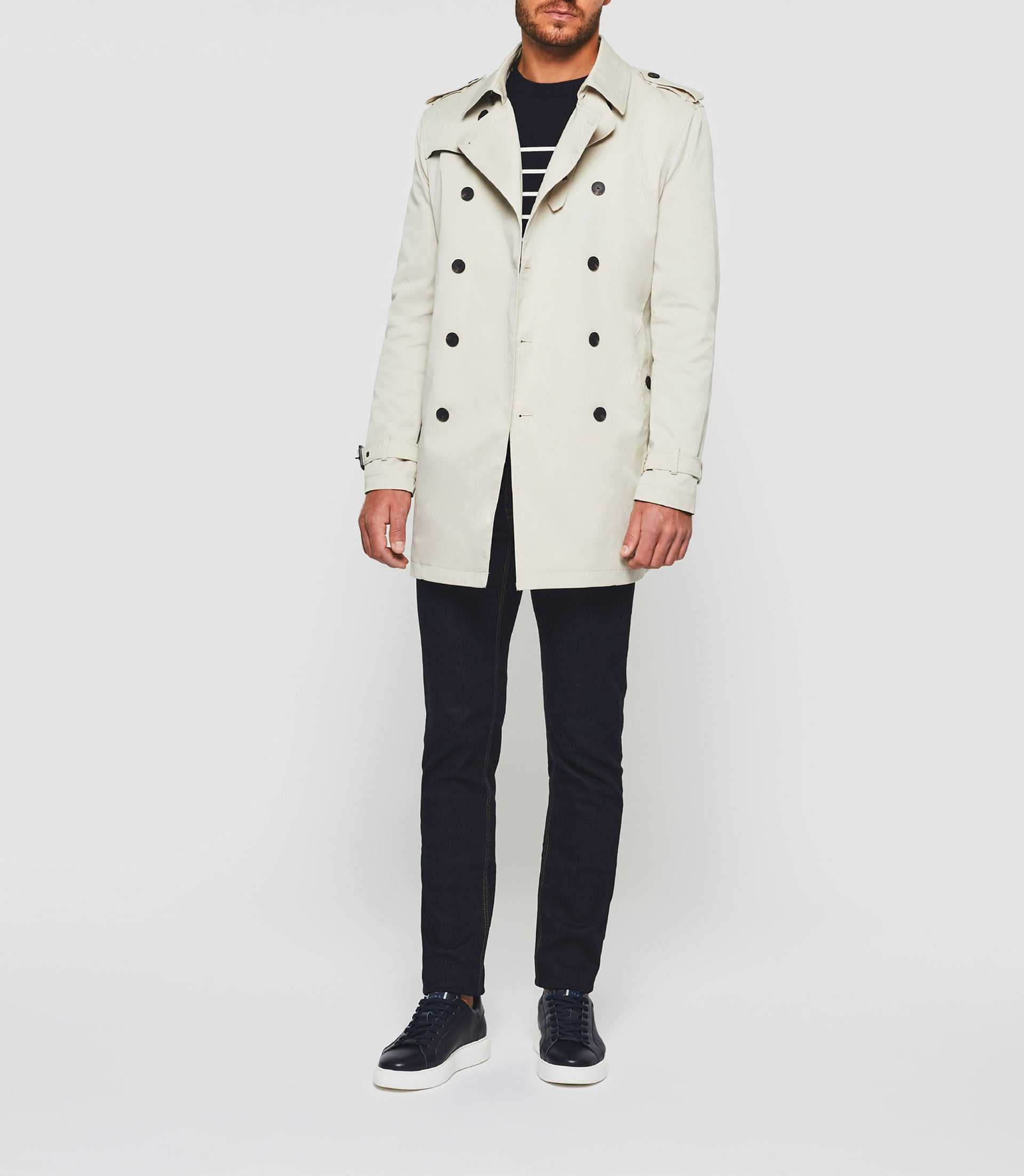 Trench croisé mastic "Hamilton" - IZAC