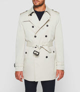 Trench croisé mastic "Hamilton" - IZAC